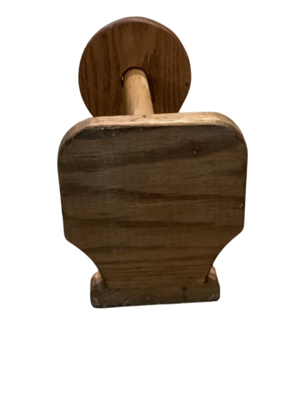 Vintage Wooden Paper Towel Free Standing Holder Rustic Cottage Core 80s - Picture 6 of 6